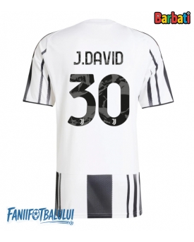 Juventus Jonathan David #30 Tricou Fotbal Replică 2025-26 Barbati Acasa